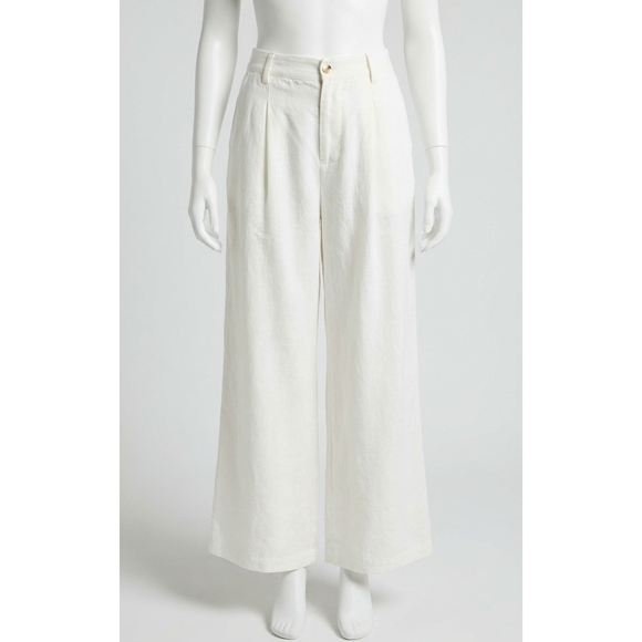 Z SUPPLY Pants - NEW Z SUPPLY topanga linen pants in white
